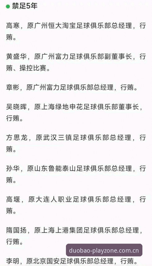 足协第三批禁足名单详解：65人受罚背后的足球治理逻辑